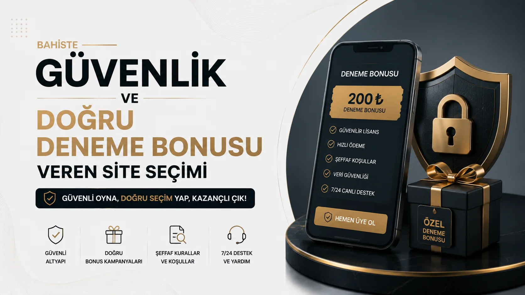 Bahiste Güvenlik ve Doğru Deneme Bonusu Veren Site Seçimi