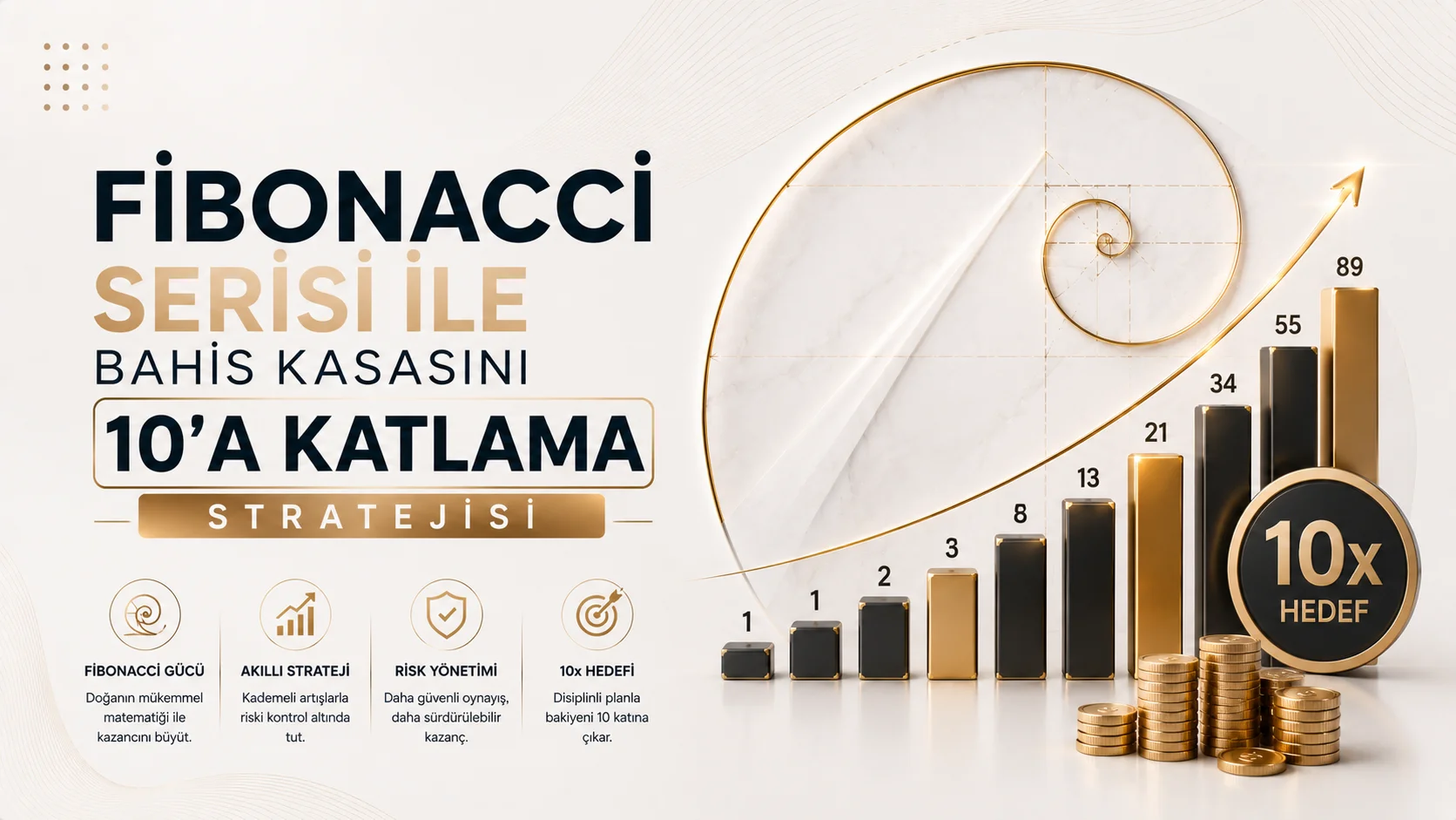 Fibonacci Serisi İle Bahis Kasasını 10'a KatIama Stratejisi